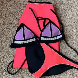 Triangl swimsuit with carrying bag